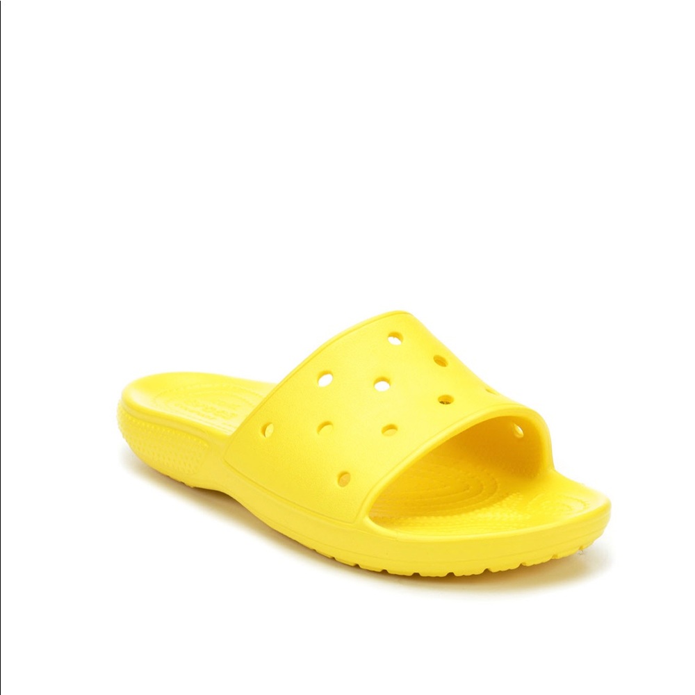 Yellow crocs